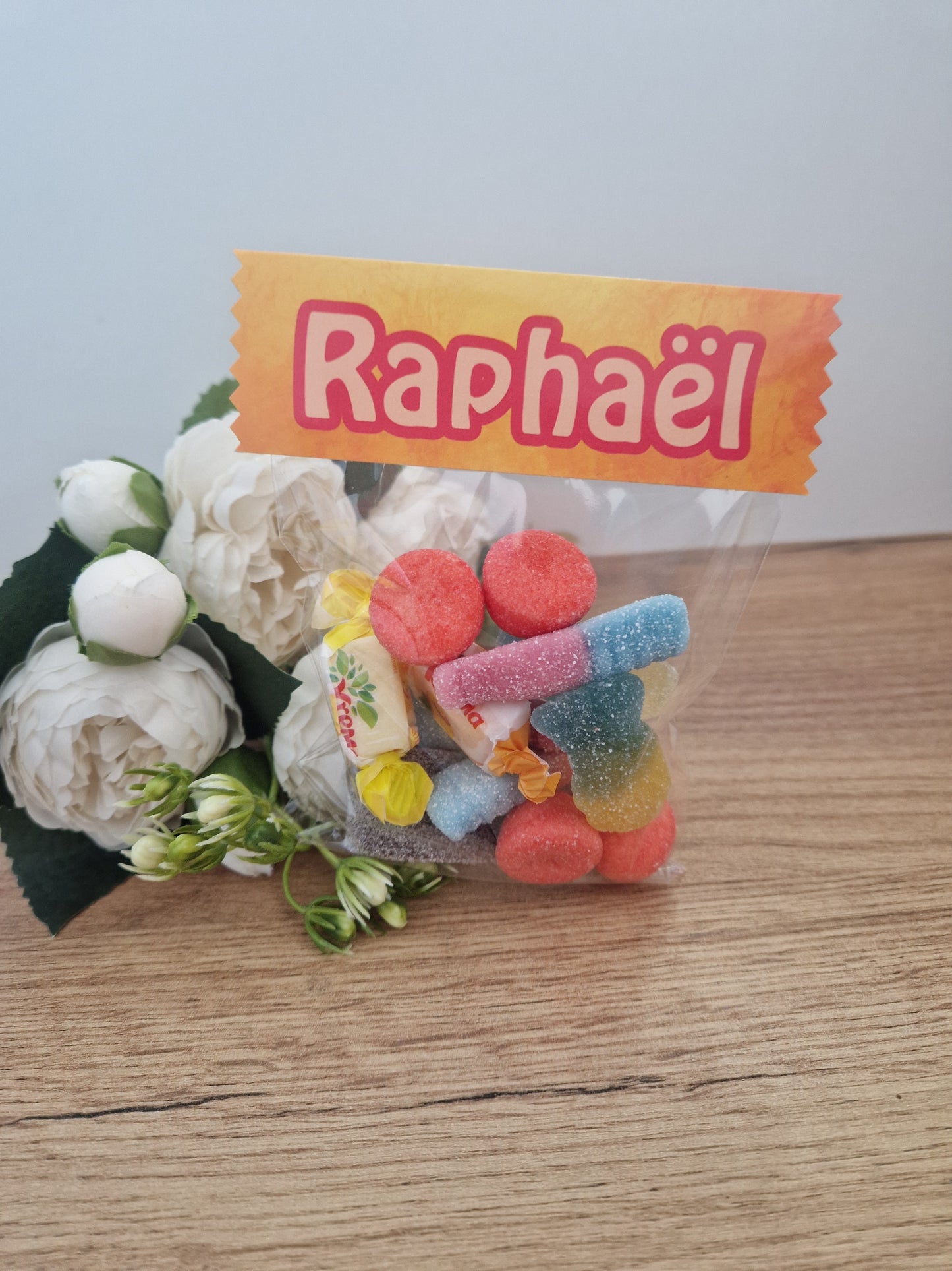 Sachet bonbons personnalisée