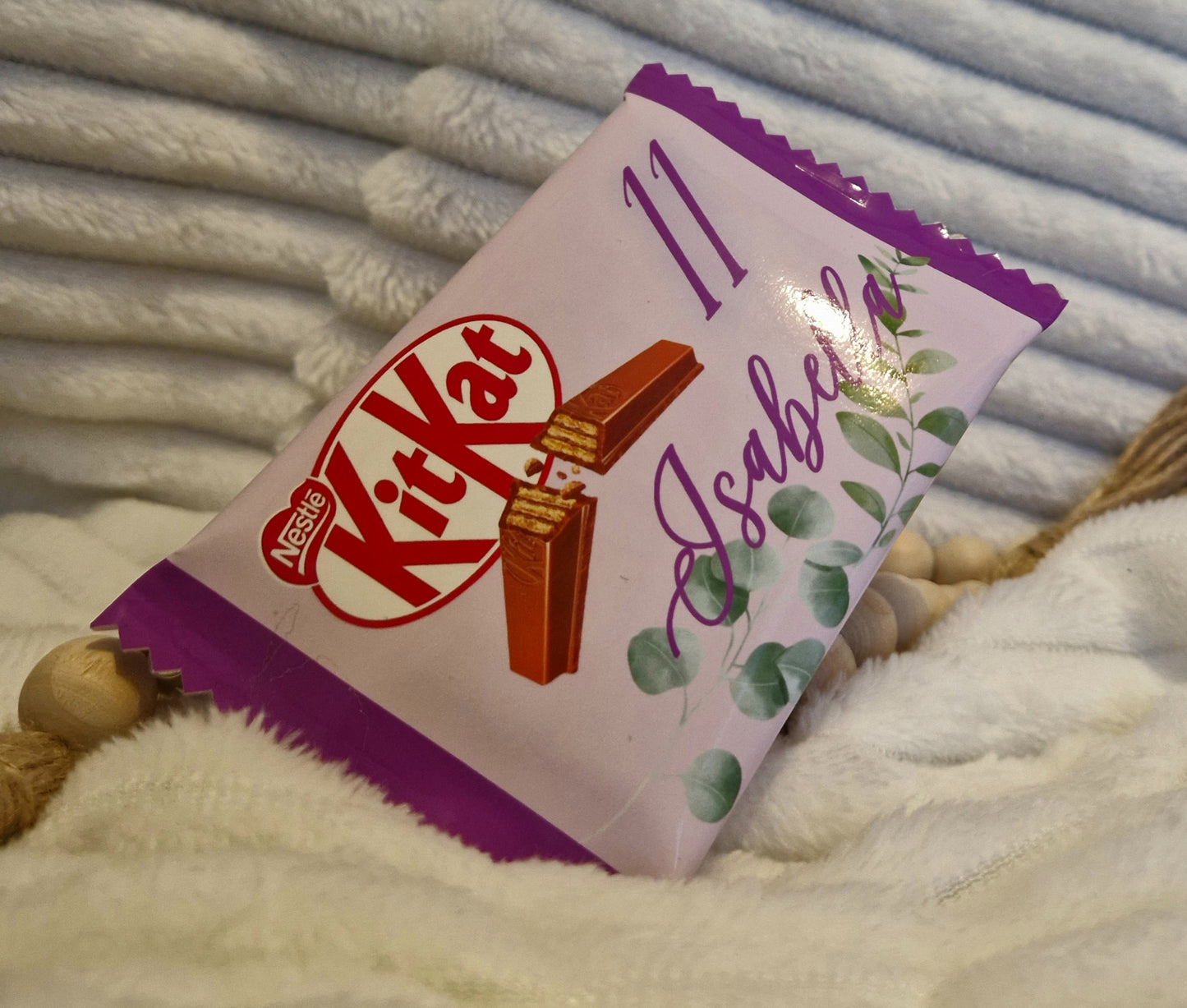 Mini kit kat personnalisée