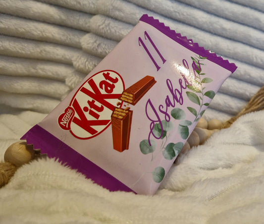Mini kit kat personnalisée