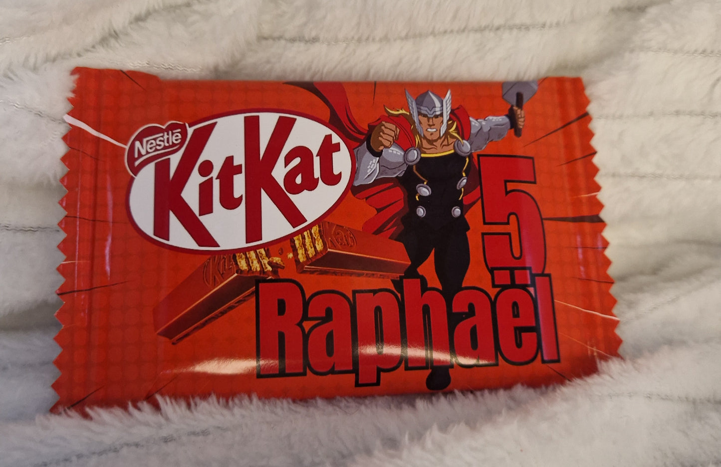 Mini kit kat personnalisée